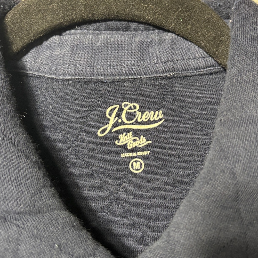 J. Crew Men's Quilted Shirt Jacket - Navy - Picture 3 of 4